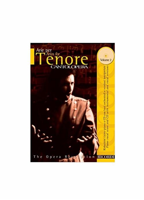 CANTOLOPERA : ARIE PER TENORE VOLUME 2 RICORDI 138824