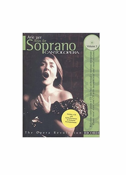 CANTOLOPERA : ARIE PER SOPRANO VOLUME 3 RICORDI 138903