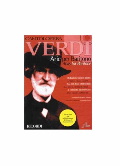 CANTOLOPERA : VERDI , ARIE PER BARITONO VOLUME 1 RICORDI 139599