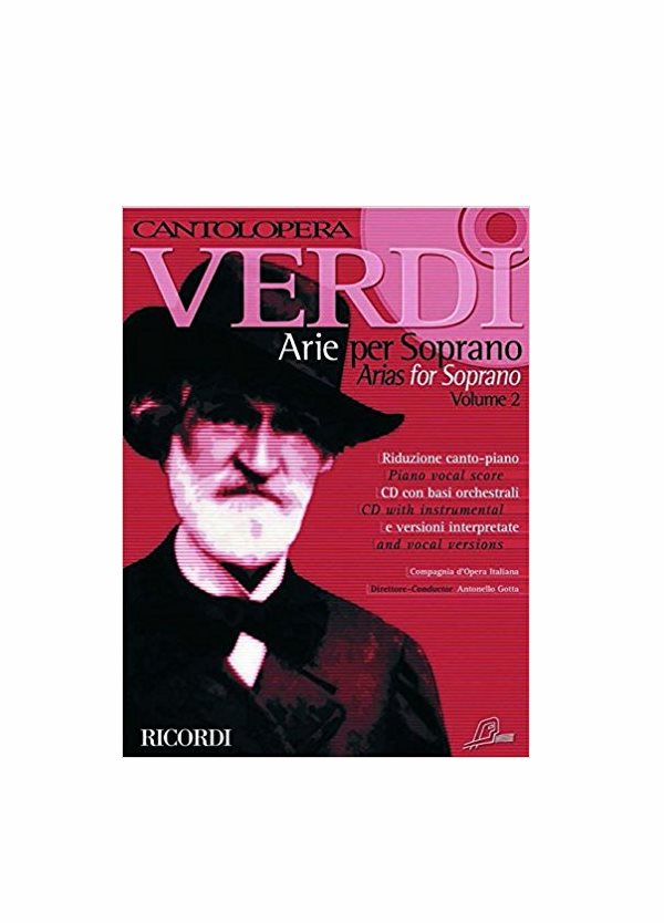 CANTOLOPERA : VERDI , ARIE PER SOPRANO VOLUME 2 RICORDI 139835