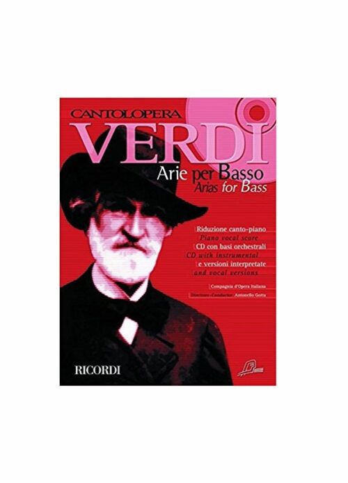 CANTOLOPERA : VERDI , ARIE PER BASSO VOLUME 1 RICORDI 139848