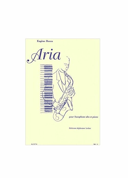 BOZZA : ARIA PER SAX ALTO E PIANO ED. LEDUC AL19714