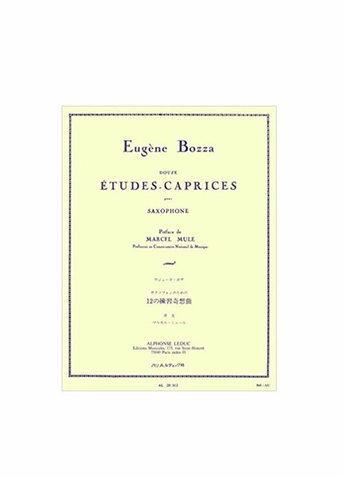 BOZZA : 12 STUDI CAPRICCIO per sax LEDUC AL20313