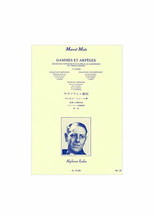 MULE : Gammes et Arpèges en trois cahiers, Vol. 1 per sax LEDUC AL20384