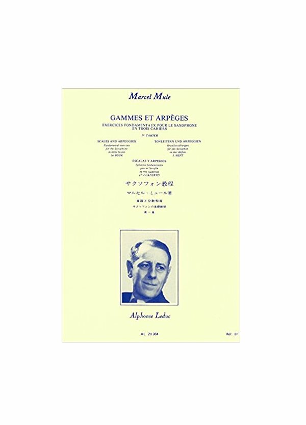 MULE : Gammes et Arpèges en trois cahiers, Vol. 1 per sax LEDUC AL20384