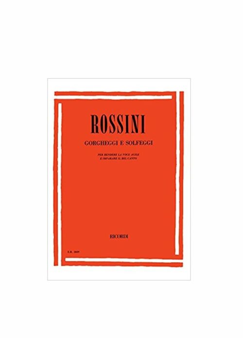 ROSSINI : GORGHEGGI E SOLFEGGI  RICORDI ER2839