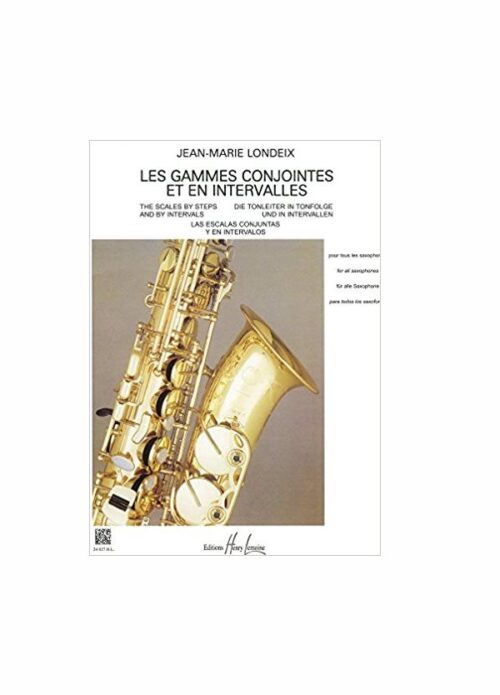 LONDEIX : LES GAMMES CONJOINTES ET EN INTERVALLES per sax LEMOINE HL24027