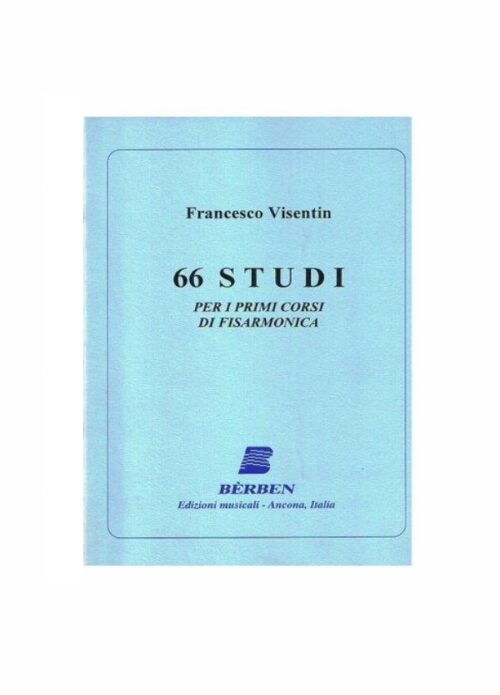 VISENTIN : 66 STUDI per i primi corsi di fisarmonica BERBEN EB2947
