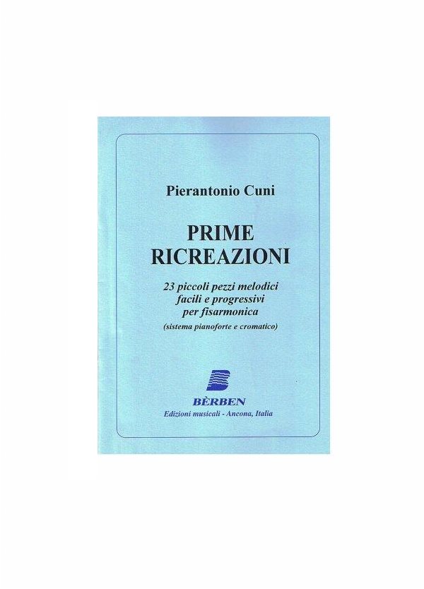CUNI : PRIME RICREAZIONI per fisarmonica BERBEN EB5602
