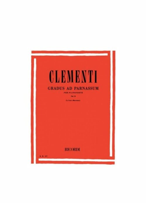 CLEMENTI M: GRADUS AD PARNASSUM VOL II per pianoforte RICORDI ER137