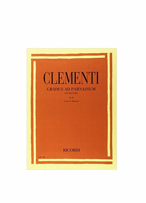 CLEMENTI : Gradus Ad Parnassum Volume III Per Pianoforte RICORDI ER138