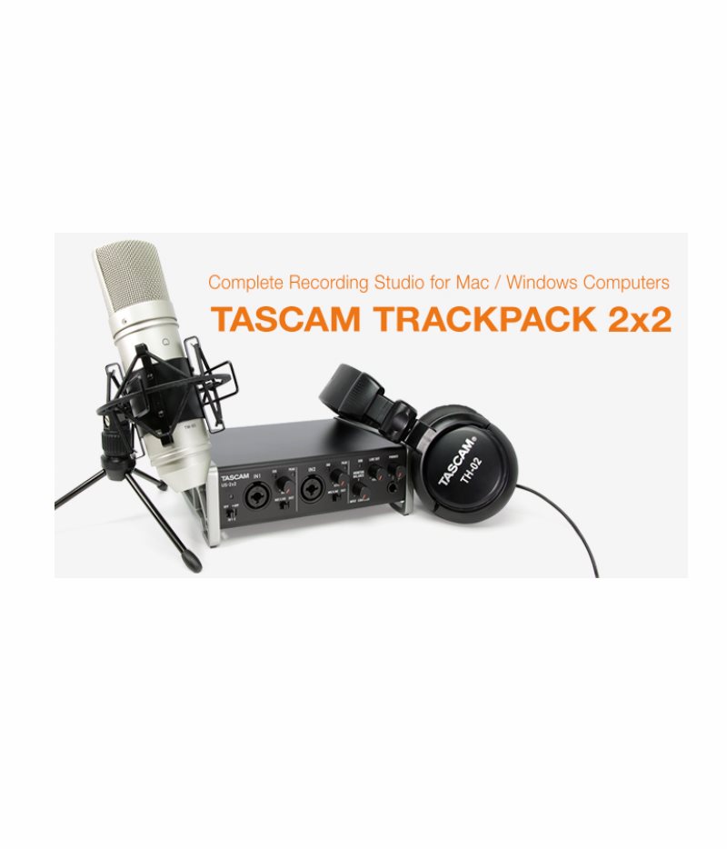 Tascam Trackpack 2x2 Recording Bundle