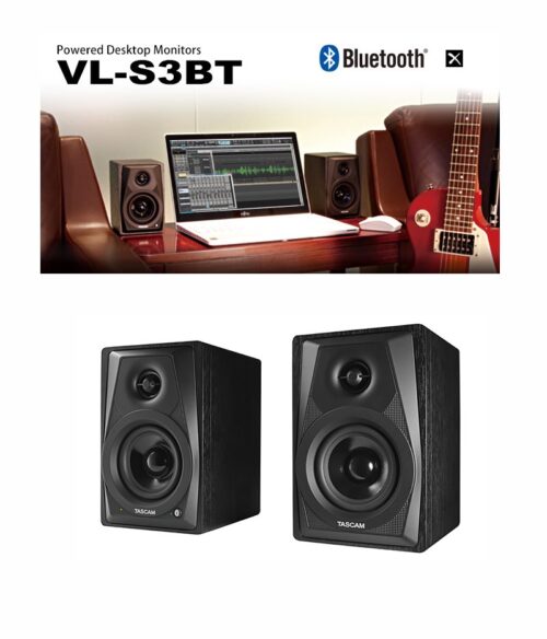 Tascam VL-S3BT Active 2-Way Studio Monitors