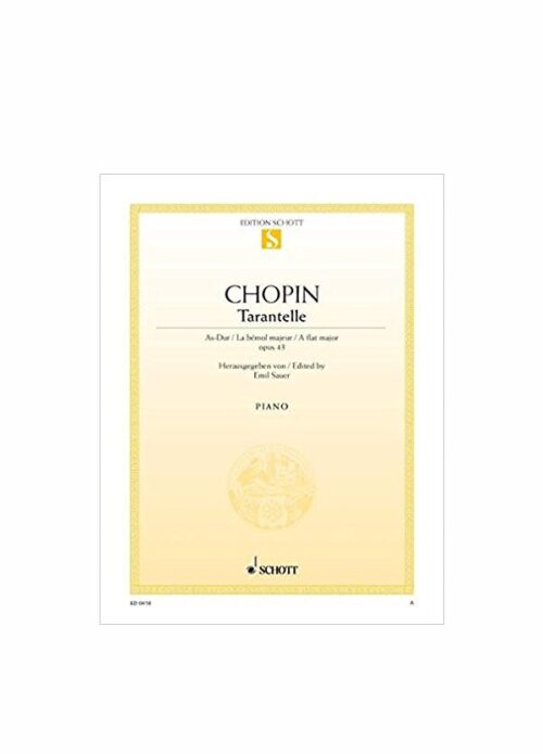 CHOPIN : TARANTELLE OP.43 per pianoforte