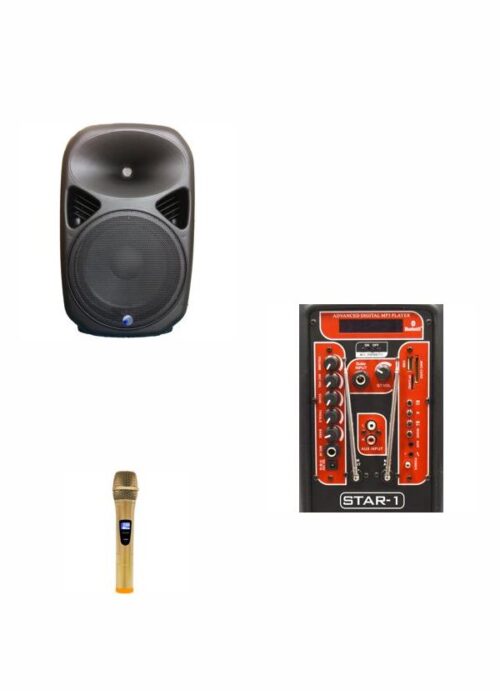 TECHNOSOUND STAR-1 SISTEMA PA PORTATILE A BATTERIE KARAOKE