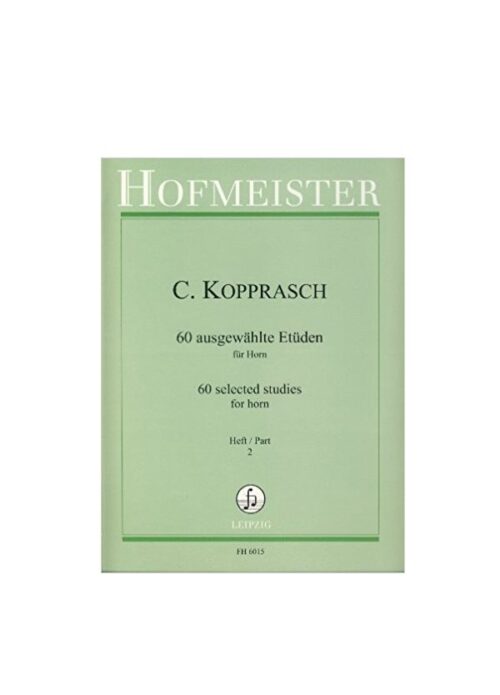 Kopprasch : 60 select studies for horn parte 2 Hofmeister FH6015