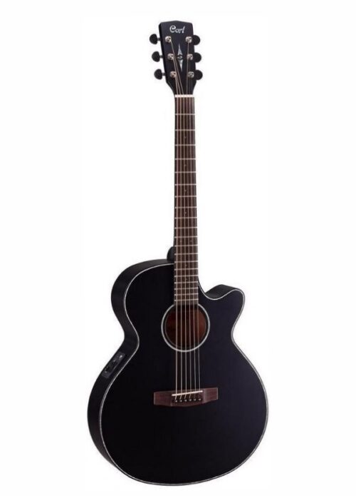 Chitarra acustica elettrificata spalla mancante Cort sfxe-bk