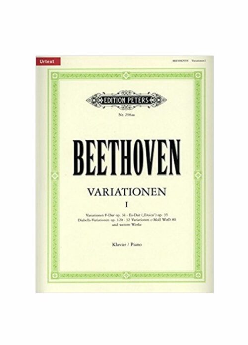 Beethoven : variationen volume 1 per pianoforte PETERS P-298A
