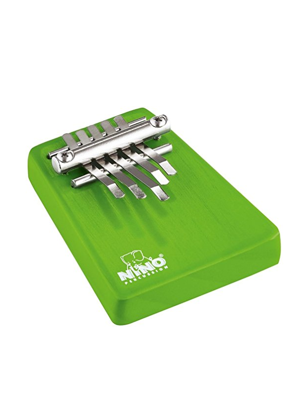 Kalimba a 5 lastre colore verde Nino percussion