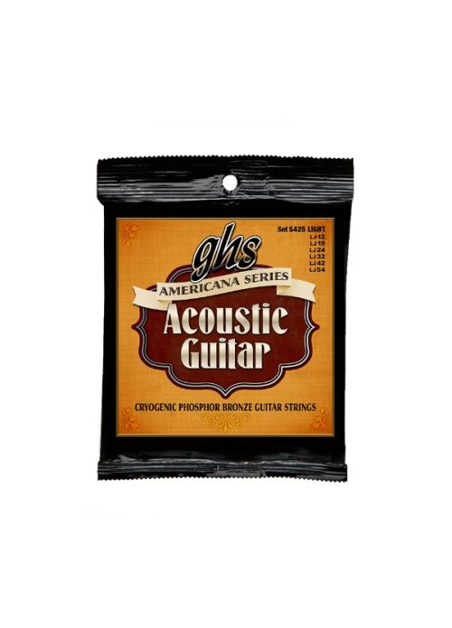 Corde GHS S425 PHOSPHOR BRONZE AMERICANA per chitarra acustica 12-54