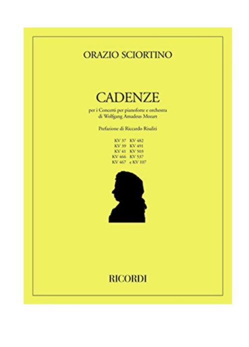 Sciortino cadenze per i concerti per pianoforte e orchestra di Mozart