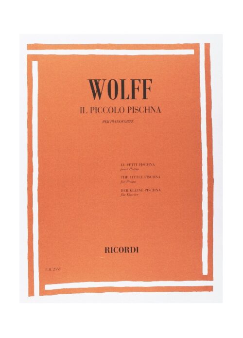 Wolff il piccolo Pischna Edizione Ricordi ER2557