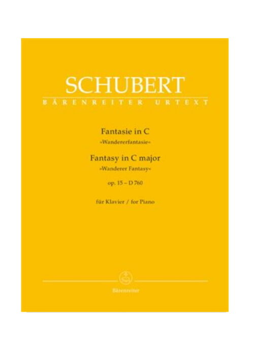 Shubert fantasie in C major op.15 - d760 Barenreiter
