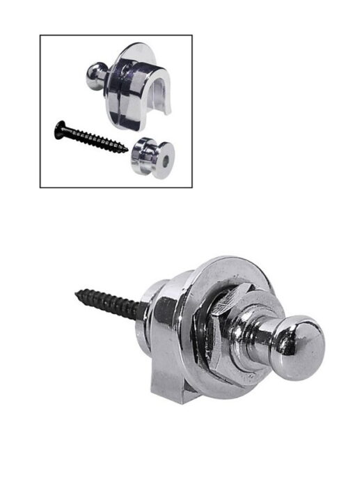 Boston BSL-20-NI Attacchi straplock per tracolla per chitarra e basso 2 pz