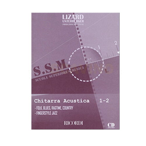 Mastrangelo SSM chitarra acustica folk blues ragtime country fingerstyle jazz 1-2 Lizard