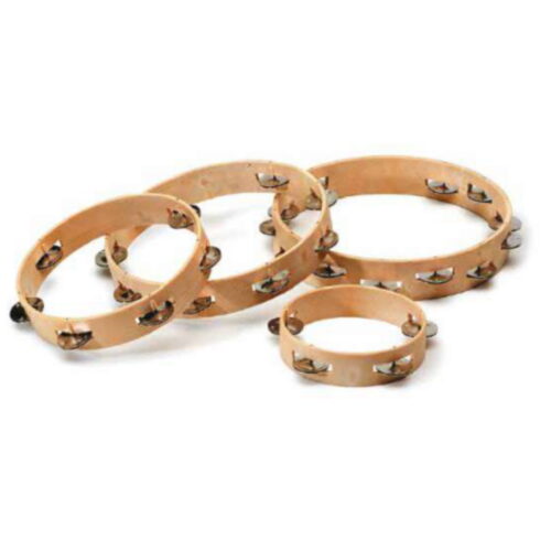 Cembalo in legno 15,5 cm 5 piattini