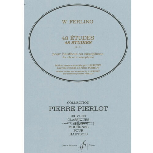 Ferling 48 Studi Op. 31 Per Oboe o Sax Ed. Billaudot CC3082