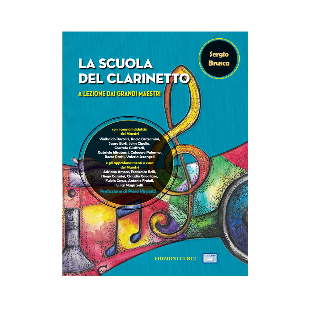 Sergio Brusca La scuola del clarinetto A lezione dai grandi maestri Ed. Curci Ec12282