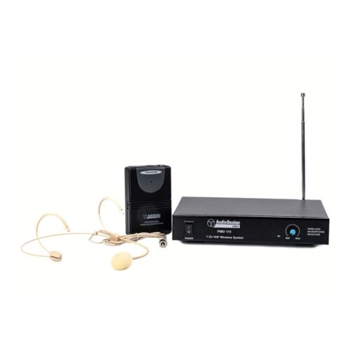 RADIOMICROFONO HEADSET AUDIODESIGN PMV111 BP VHF