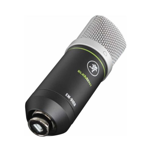 MICROFONO USB A CONDENSATORE CON DIAFRAMMA LARGO MACKIE EM-91CU