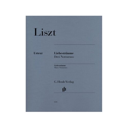 LISZT LIEBESTRÄUME 3 NOTTURNI URTEXT HENLE VERLAG HN634