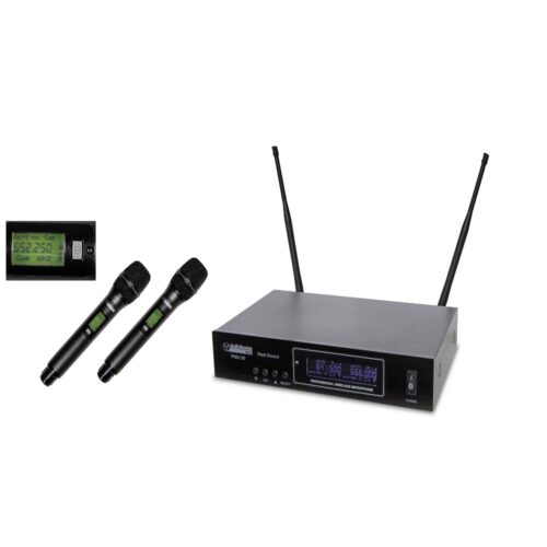 DOPPIO RADIOMICROFONO PALMARE AUDIODESIGN PMU 312