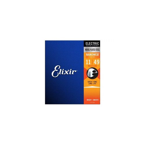 CORDE PER CHITARRA ELETTRICA ELIXIR 12102 ELECTRIC NICKEL PLATED NANOWEB