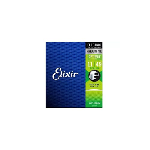 CORDE PER CHITARRA ELETTRICA ELIXIR 19102 ELECTRIC NICKEL PLATED OPTIWEB