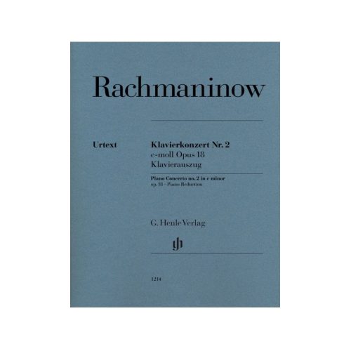 RACHMANINOW CONCERTO NO. 2 IN C MINOR OP. 18 URTEXT HENLE VERLAG HN1214