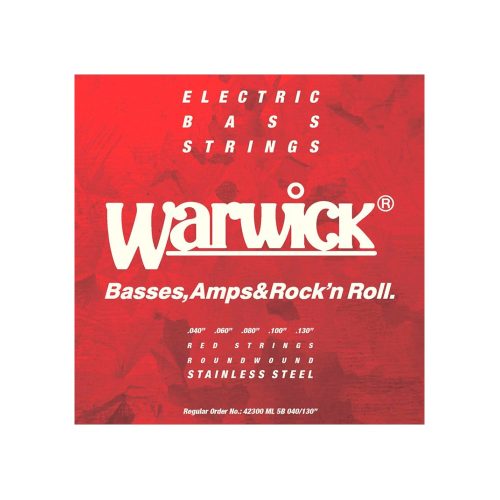 Muta Corde Warwick Red Label Basso Elettrico 5 St 040-130 SS