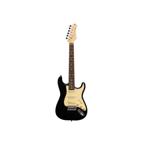 Chitarra elettrica STAGG S Style 3/4 nera