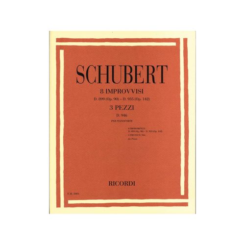 SCHUBERT 8 Impromptus D899 Op.90 & Impromptus D935 Op.142