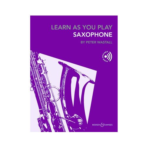 Learn As You Play Saxophone PETER WASTALL con CD