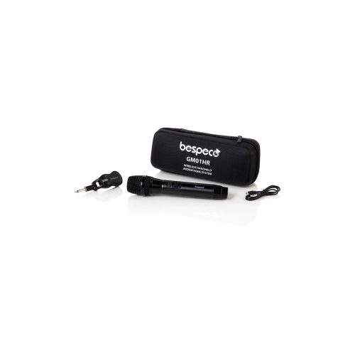 Radiomicrofono palmare UHF con mini ricevitore BESPECO GM01HR