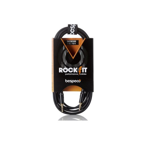 Cavo per dispositivi elettronici jack Ø 3,5 mm stereo – jack Ø 3,5 Bespeco RK2M300 Rock-Itmm stereo