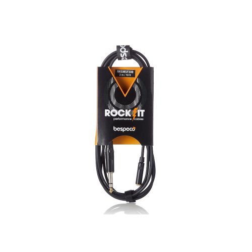Cavo per prolunga cuffie jack Ø 6,3 mm stereo – presa jack Ø 3,5 mm stereo BESPECO RKMSF300 Rock-It 3m