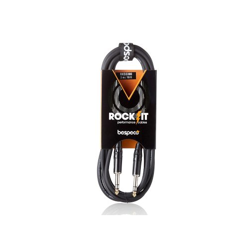 Cavo per strumento – jack Ø 6,3 mm TRS – jack Ø 6,3 mm TRS BILANCIATO BESPECO RKSS300 ROCKIT