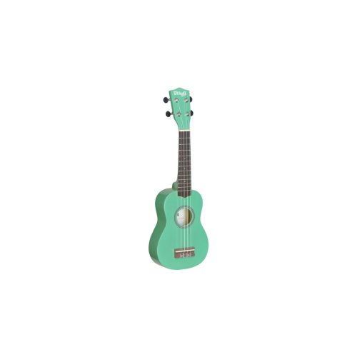 Ukulele soprano verde con borsa