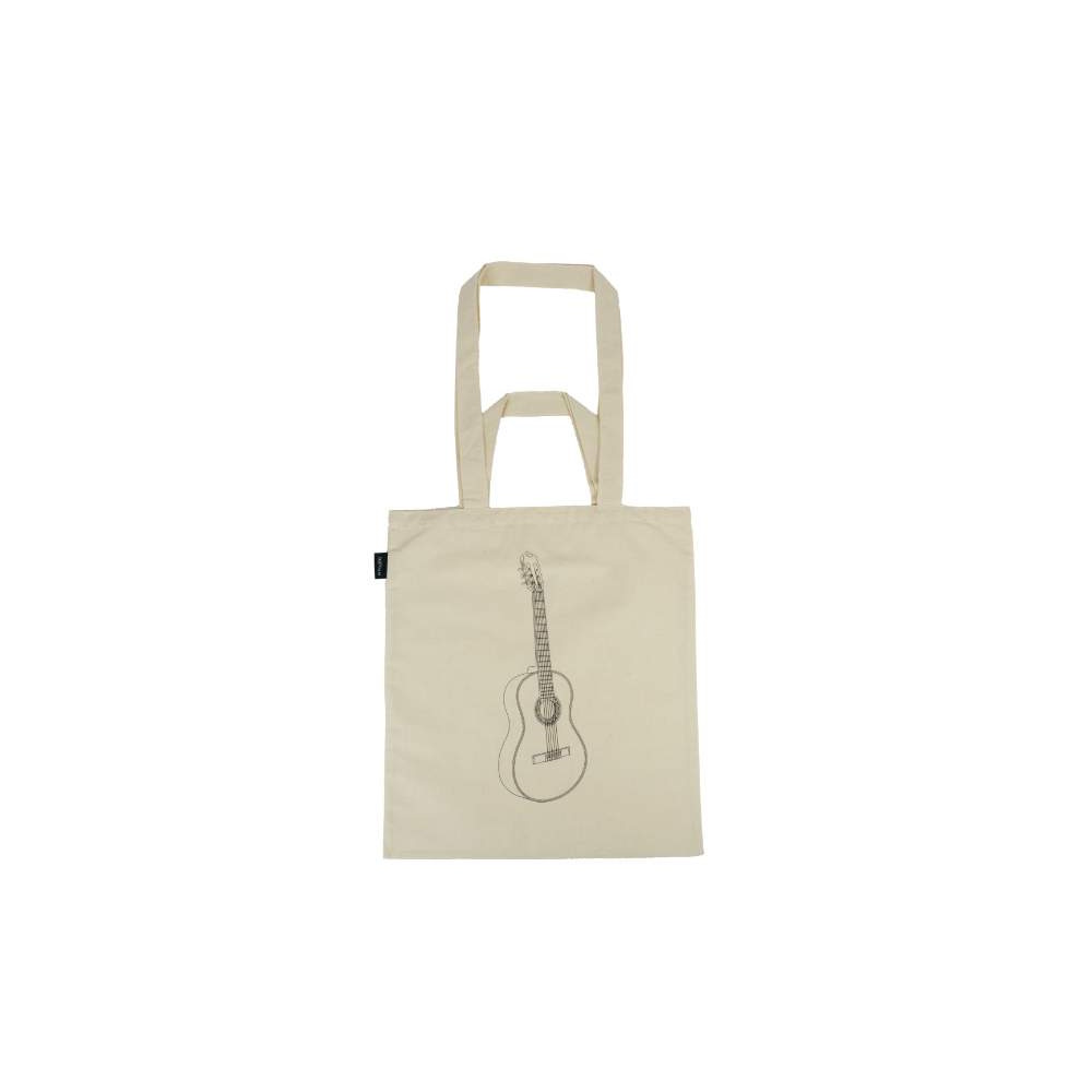 BORSA COLOR CREMA CON CHITARRA CON DOPPI MANICI