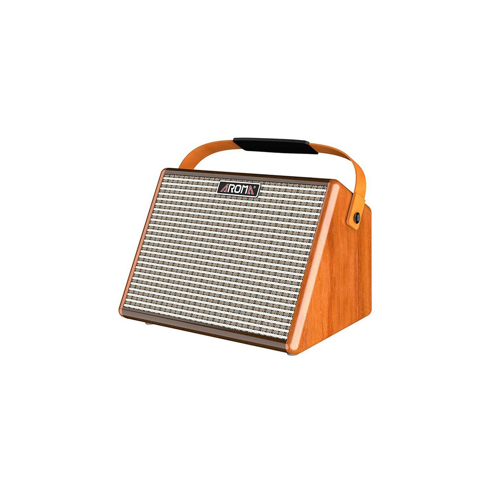 AROMA AG26A AMPLIFICATORE PER CHITARRA ACUSTICA 25 WATT RICARICABILE